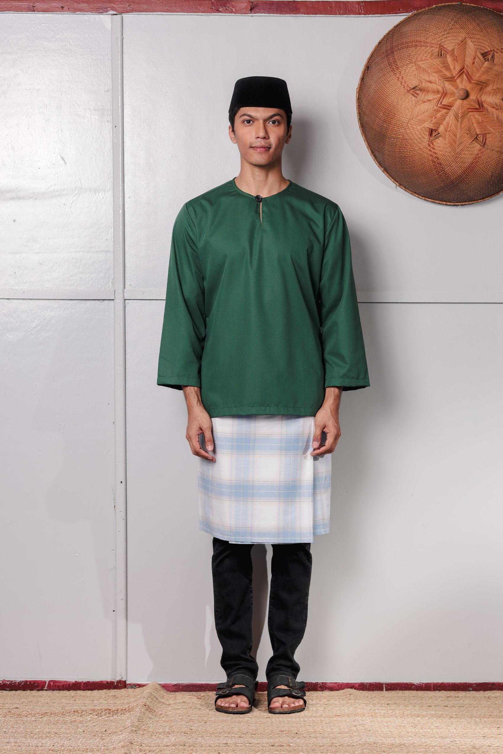 SAMPANA PLAIN - EMERALD GREEN